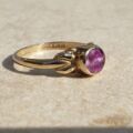 Blue John Doublet Ring in 9ct Gold,  a UK M 1/2 or a US 6 3/4.