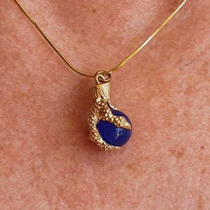 Dragon or Eagle Claw Talon Pendant in 9ct Gold