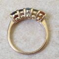 Reserved – Rainbow Multi Stone Ring in 9ct Gold, a UK M 1/2 or a US 6 1/2