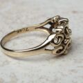 Fancy Knot Ring in 9ct Gold,  a UK K 1/2 or a US 5 3/4.