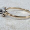 Sapphire and Diamond Ring in 9ct Gold,  a UK S or a US 91/2.