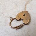 Plain Heart Padlock in 9ct Rose Gold