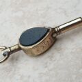 Gold Cased Watch Key with Citrine and Bloodstone