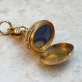 Unusual Opening Frame  Locket Fob Pendant in 9ct Gold