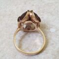 Bold Smoky Quartz Ring in 9ct Gold.