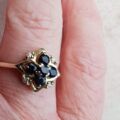 Sapphire and Diamond Ring in 9ct Gold