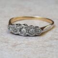 Five Stone Diamond Ring in 18ct Gold.