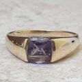 Amethyst Ring in 9ct Gold.