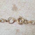 Large Oval Link Belcher or Rolo Chain in 9ct Gold, 20 inches.