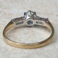 Topaz and Ring in 9ct Gold,  a UK O or a US 7 1/2