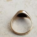 Super Onyx Signet Ring in 9ct Gold, a UK K 1/2 or a US 5 3/4.