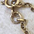 Oval Belcher or Rolo Chain Necklace in 9ct Gold, 18 inches