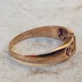 Star Set Ruby Ring in 9ct Rose Gold, a UK O 1/2 or a US 7 3/4