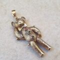 Articulated Teddy Bear Pendant in 9ct Gold