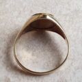 Tigers Eye Signet Ring in 9ct Gold, a UK P 1/2 or a US 8
