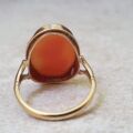 Large Cameo Ring in 9ct Gold.