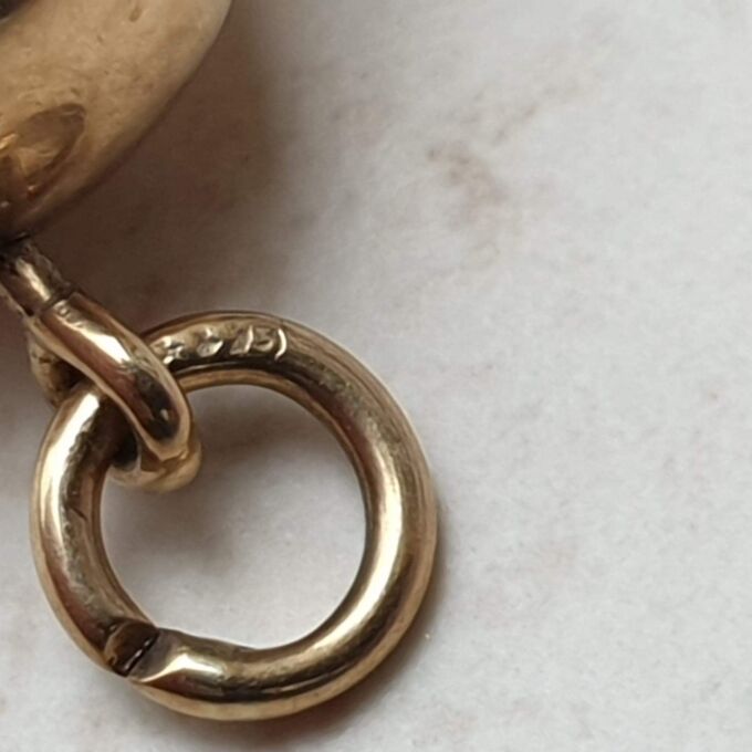 Delightful Working Bell in 9ct Gold.