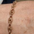 Mariner Link Bracelet in 9ct Rose Gold 7 1/2 inches