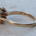 Flower Sapphire and Diamond Rose Ring in 9ct Gold, a UK J 1/2 or a US 5 1/4.