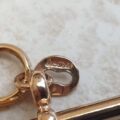 Simple T Bar Fob Pendant in 9ct Rose Gold