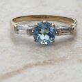 Topaz and Ring in 9ct Gold,  a UK O or a US 7 1/2