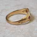 Edwardian Ruby and Diamond Ring in 18ct gold.