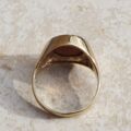 Goldstone Signet Ring in 9ct Gold.