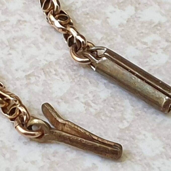 Antique Chain Necklace in 9ct gold, 18 inches.