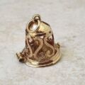 Wedding Bell Bride and Groom in 9ct Gold