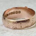 Antique Buckle or Belt Style Ring in 9ct Gold, a UK O 1/2 or a US 7 1/2