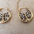 Tree of Life Earrings in 9ct Gold