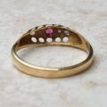 Sale – Fabulous Ruby & Diamond 18ct Gold Ring, a UK O or a US 7 1/2.