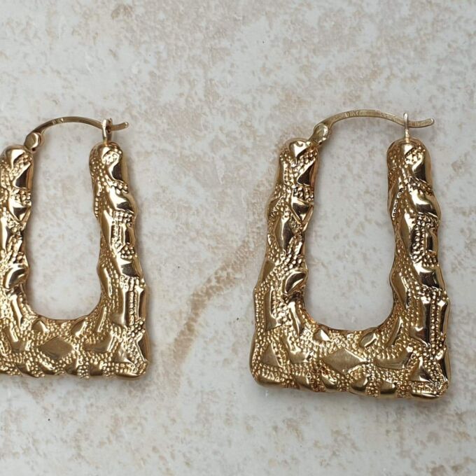 Big Bold Earrings in 9ct Gold