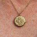 Ornate Flower Locket in 9ct Gold