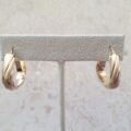 Gorgeous Italian Hoop Earrings in 14ct Gold