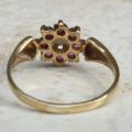 Opal and Ruby Cluster Ring in 9ct Gold, a UK N or a US 6 3/4