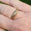 Graduating Dome Ring in 9ct gold, a UK L or a US 5 3/4