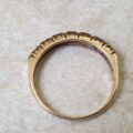 DEAREST Acrostic Ring in 9ct Gold, a UK M 1/2 or a US 6 3/4