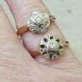 Diamond Set Daisy Cluster Ring in 18ct Gold
