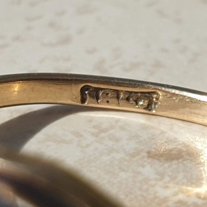 Ruby & Diamond Trilogy Crossover Bypass Ring in 18ct Gold.