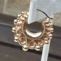 Gypsy Hoop Earrings in 9ct Gold