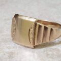 Larger Size Signet Ring in 9ct Gold.