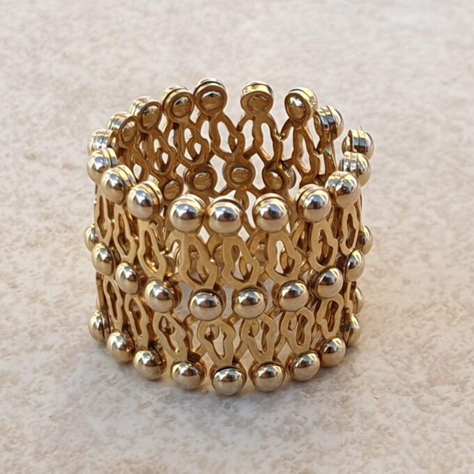 Expanding Ring in 9ct Gold, fits almost anyone!