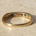 DEAREST Acrostic Ring on 9ct Gold,  a UK O or a US 7 1/2.