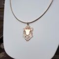Vintage Ornate Medallion Pendant in 9ct Rose Gold