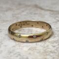 Diamond Set Band Ring in 9ct Gold, a UK Q 1/2 or a US 8 1/2