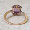 Unusual Amethyst Ring in 9ct Rose Gold, a UK M or a US 6 3/4