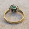 Chrysoprase Dress Ring in 9ct Gold.