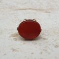 Carnelian Fob Pendant in 9ct Gold