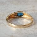 London Blue Topaz Ring in 9ct Gold, a UK J or a US 5